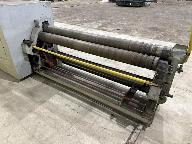 7' x 1/4" Bertsch #7, initial pinch mechanical plate bending roll - Image 5