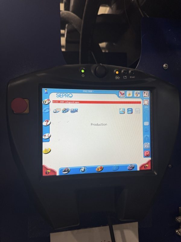 Sepro S5-35 S3 Trans, servo robot, 15 KG payload, 98.42" X, 35.43" Y, 70.86" Z strokes, Visual2 control, 2017 - Image 5