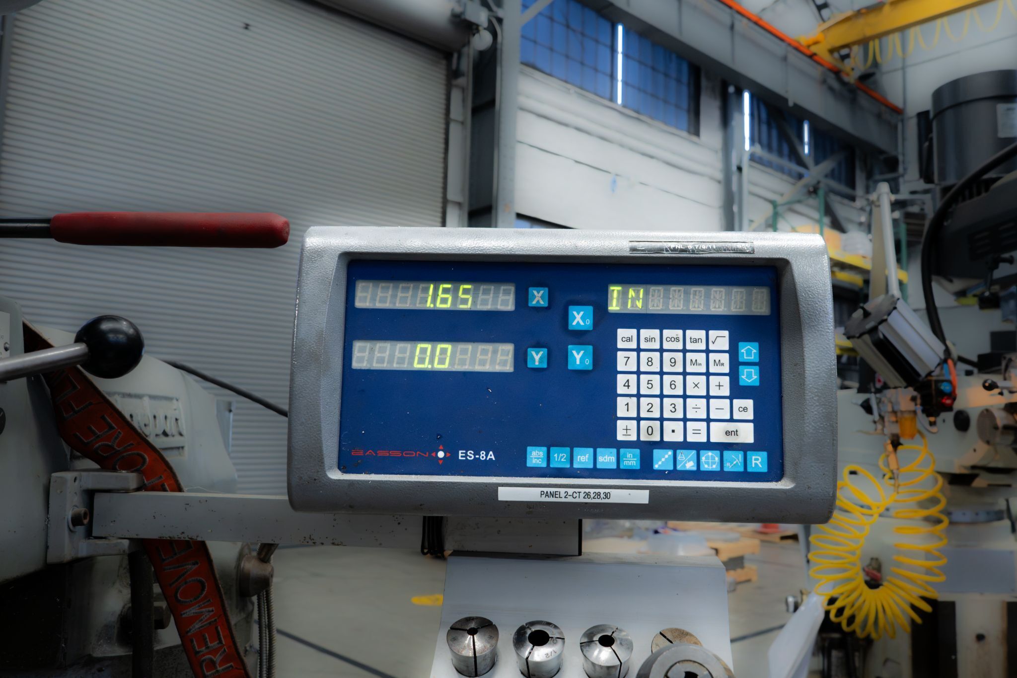 Bridgeport #Series-1, vertical knee mill, 9" x 42" table, 2 HP, 30" X, 12" Y, 16" Z, 60-4,200 RPM, R-8 - Image 2