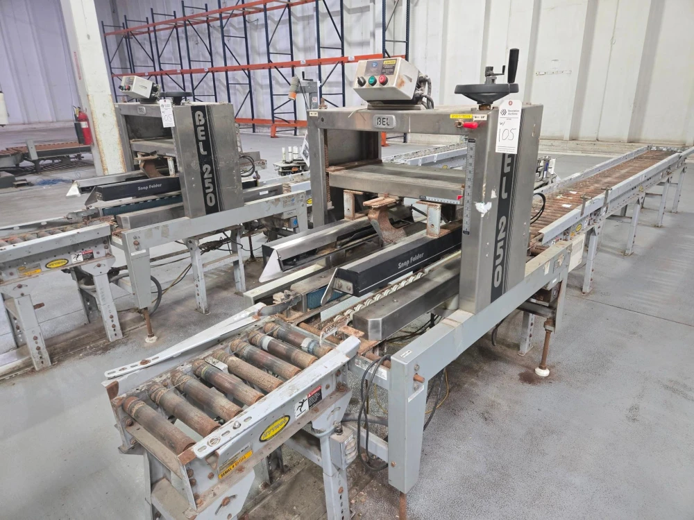 Wexxar #WF20T, case erector w/ 2 outfeed conveyor systems and 2 w, 20 CPM - Image 7