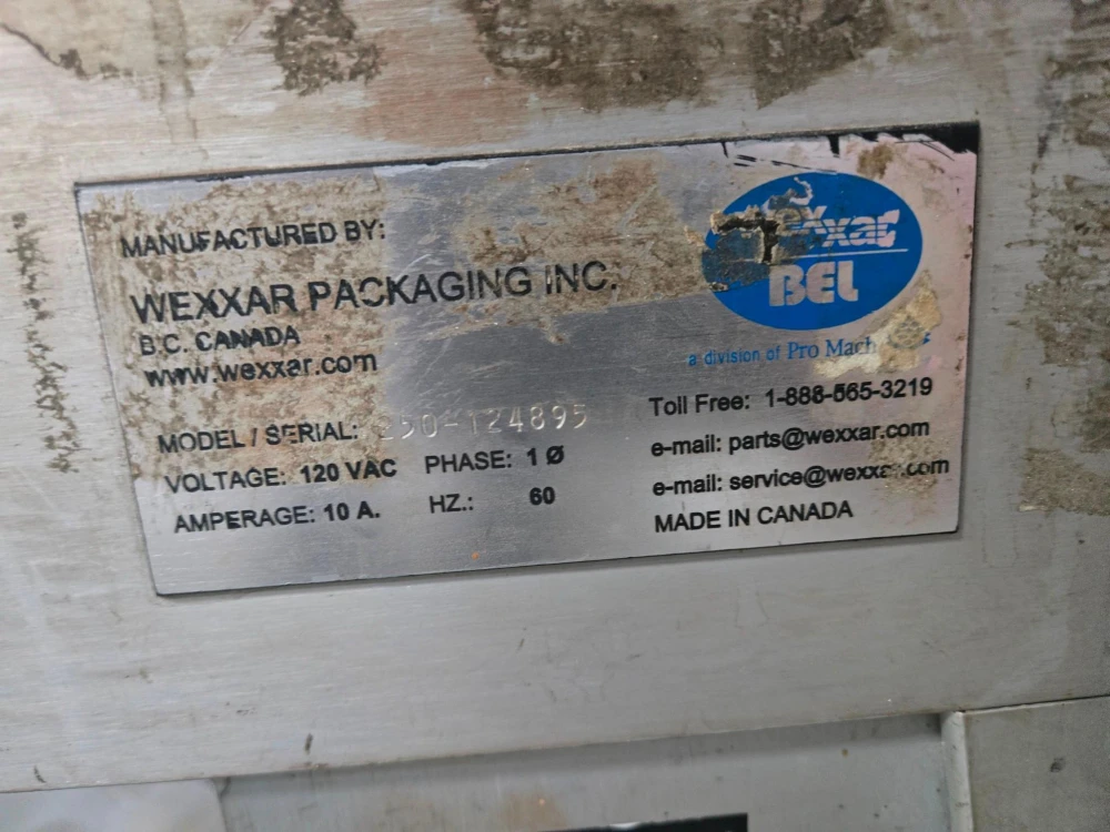 Wexxar #WF20T, case erector w/ 2 outfeed conveyor systems and 2 w, 20 CPM - Image 9