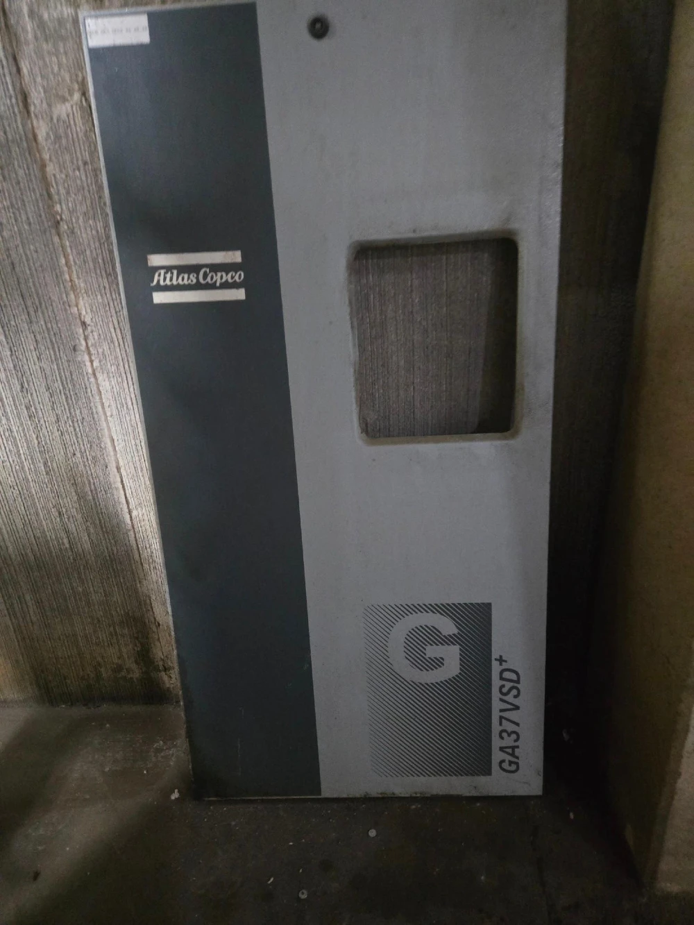 243 cfm, 189 psi, Atlas Copco #GA37VSD, 50 HP, Air compressor, 2016 - Image 3