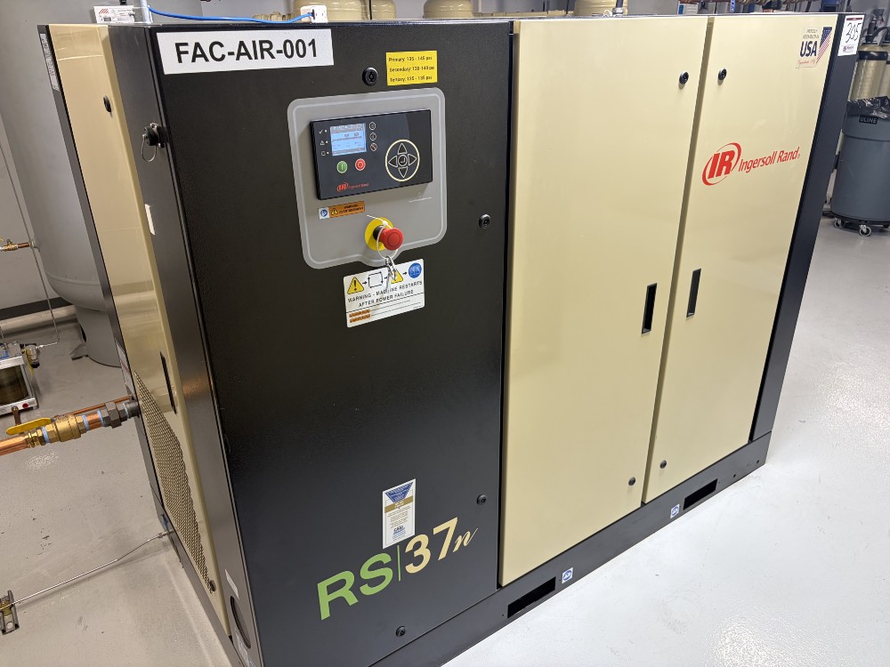 190 cfm, 145 psi, Ingersoll-Rand #RS-37n-A145, Air Compressor, 50 HP - Image 3