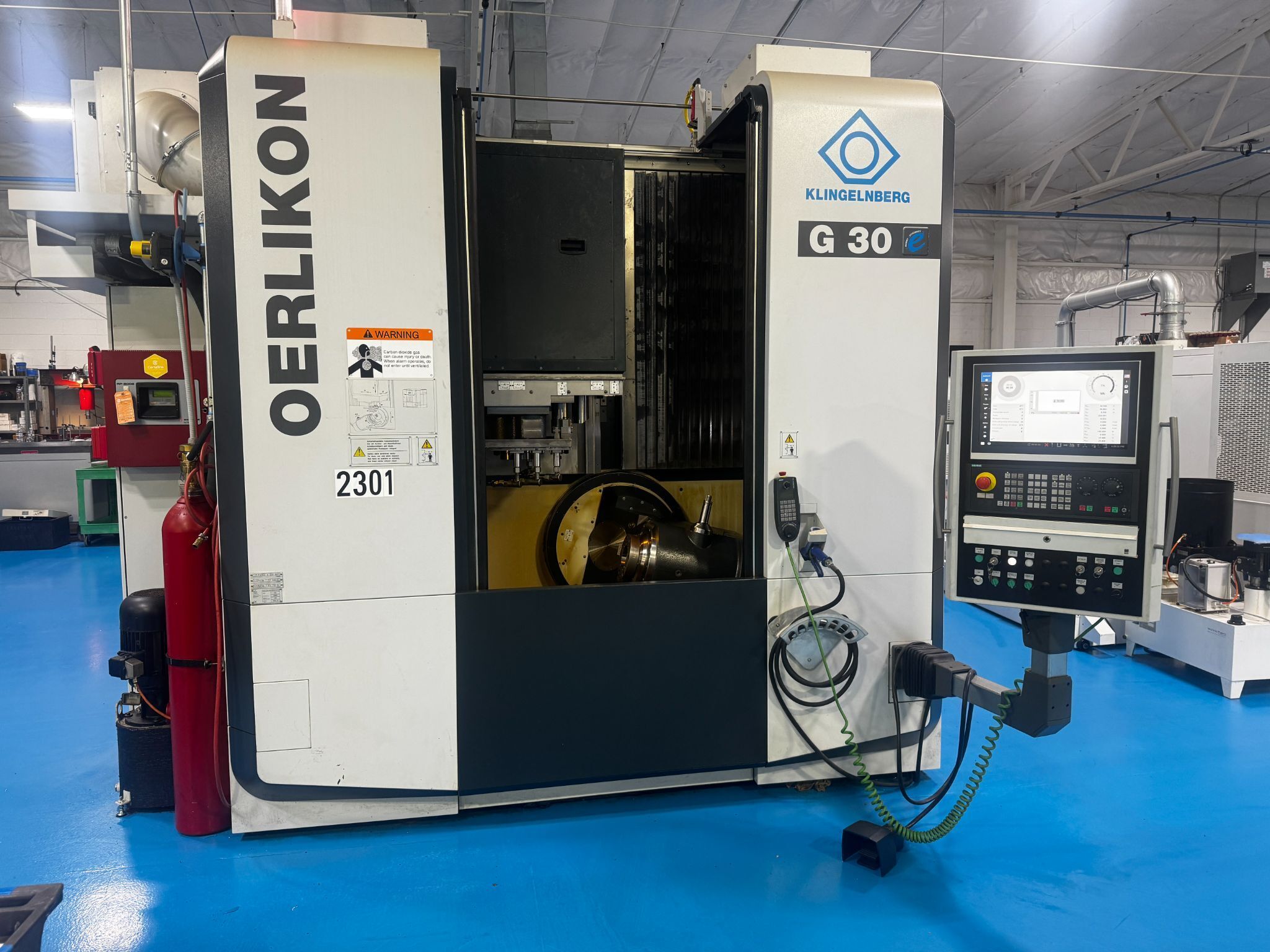 Klingelnberg, Oerlikon #G30, CNC spiral bevel gear grindering machine, Siemens Control, 2015 - Image 3