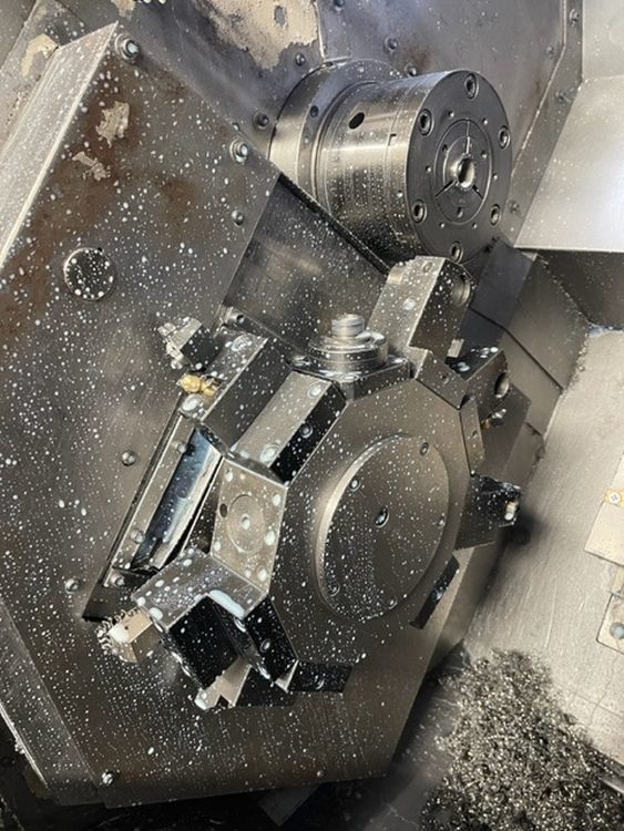 Miyano #BNE-51SY, CNC turning center, 8-Axis, 20" swing, 2" bar, 6" chuck, 20 HP, 2004 - Image 4