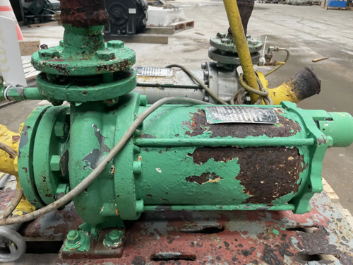 75 GPM, Lederle Hermetic #CNF40-160, canned refrigeration pump, 7 HP, 3400 RPM, 460 V., 3 Ph., 6" diameter - Image 2