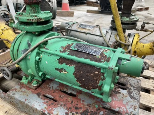 75 GPM, Lederle Hermetic #CNF40-160, canned refrigeration pump, 7 HP, 3400 RPM, 460 V., 3 Ph., 6" diameter - Image 3