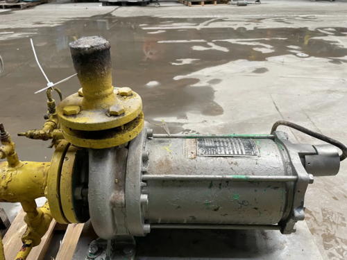 75 GPM, Lederle Hermetic #CNF40-160, canned refrigeration pump, 7 HP, 3400 RPM, 460 V., 3 Ph., 6" diameter - Image 3