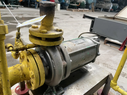 75 GPM, Lederle Hermetic #CNF40-160, canned refrigeration pump, 7 HP, 3400 RPM, 460 V., 3 Ph., 6" diameter - Image 4