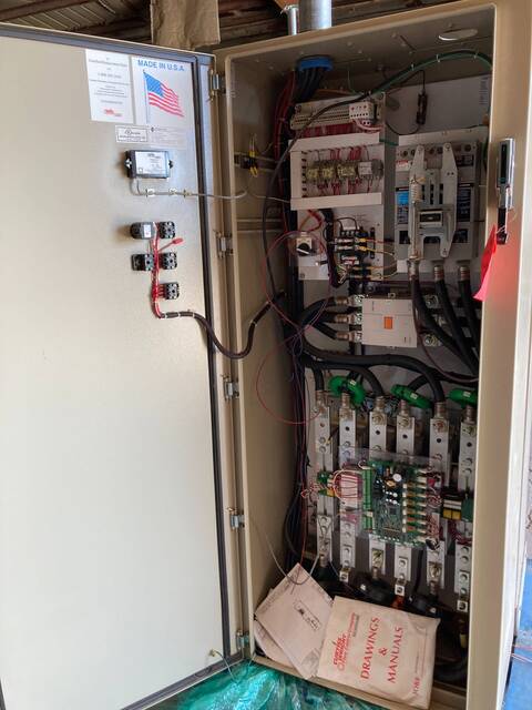 Benshaw #RX2E25048012KP, screw compressor motor starter, 250 HP, 480 Volts, 302 amps, 60 Hz., 3 phase, 120 - Image 4