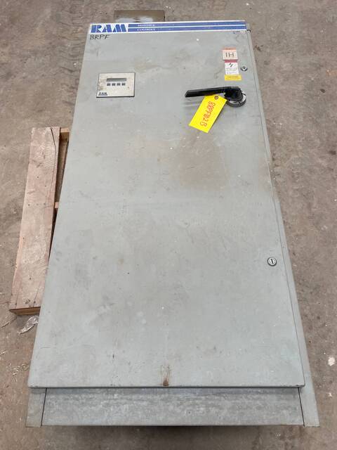 Ram Industries, screw compressor motor starter, 250 HP, 460 Volts, 296 FLA, 60 Hz., 3 phase, 1994 - Image 3