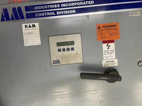 Ram Industries, screw compressor motor starter, 350 HP, 460 Volts, 60 Hz. - Image 2