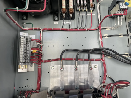 Ram Industries, screw compressor motor starter, 75 HP, 575 Volts, 70 FLA, 434 LRA, 60 Hz., 3 phase, 18 kA - Image 7