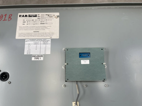 Ram Industries, screw compressor motor starter, 75 HP, 575 Volts, 70 FLA, 434 LRA, 60 Hz., 3 phase, 18 kA - Image 10
