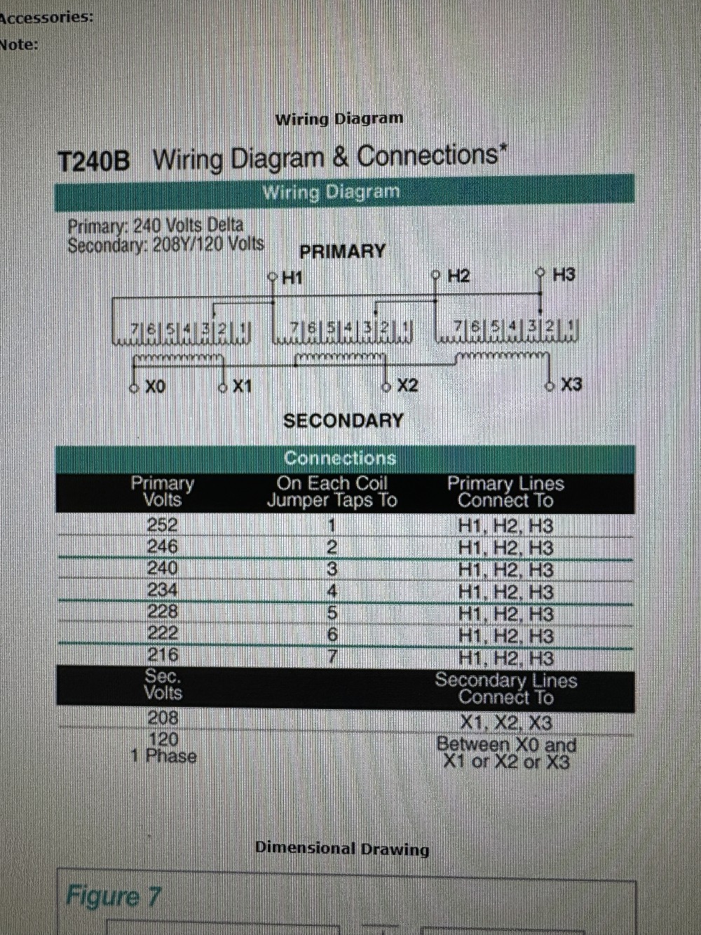45 KVA 240 Delta Primary, 208Y/120 Secondary, Jefferson Electric Dry Type Transformer Line - Image 6