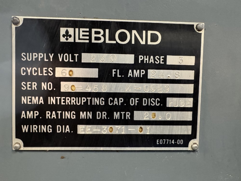 15" x 54" Leblond Regal #Servo-Shift, engine lathe - Image 2