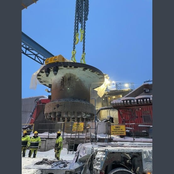 60" x 109" Allis Superior #60-109-Superior-M-II, Gyratory Crusher, hydroset, 6,425 TPH @ 10" discharge, 750 - Image 4