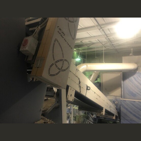 construction & demolition materials recycling proc, 20 metric TPH, destoner, optical head, (5) slider bed - Image 3