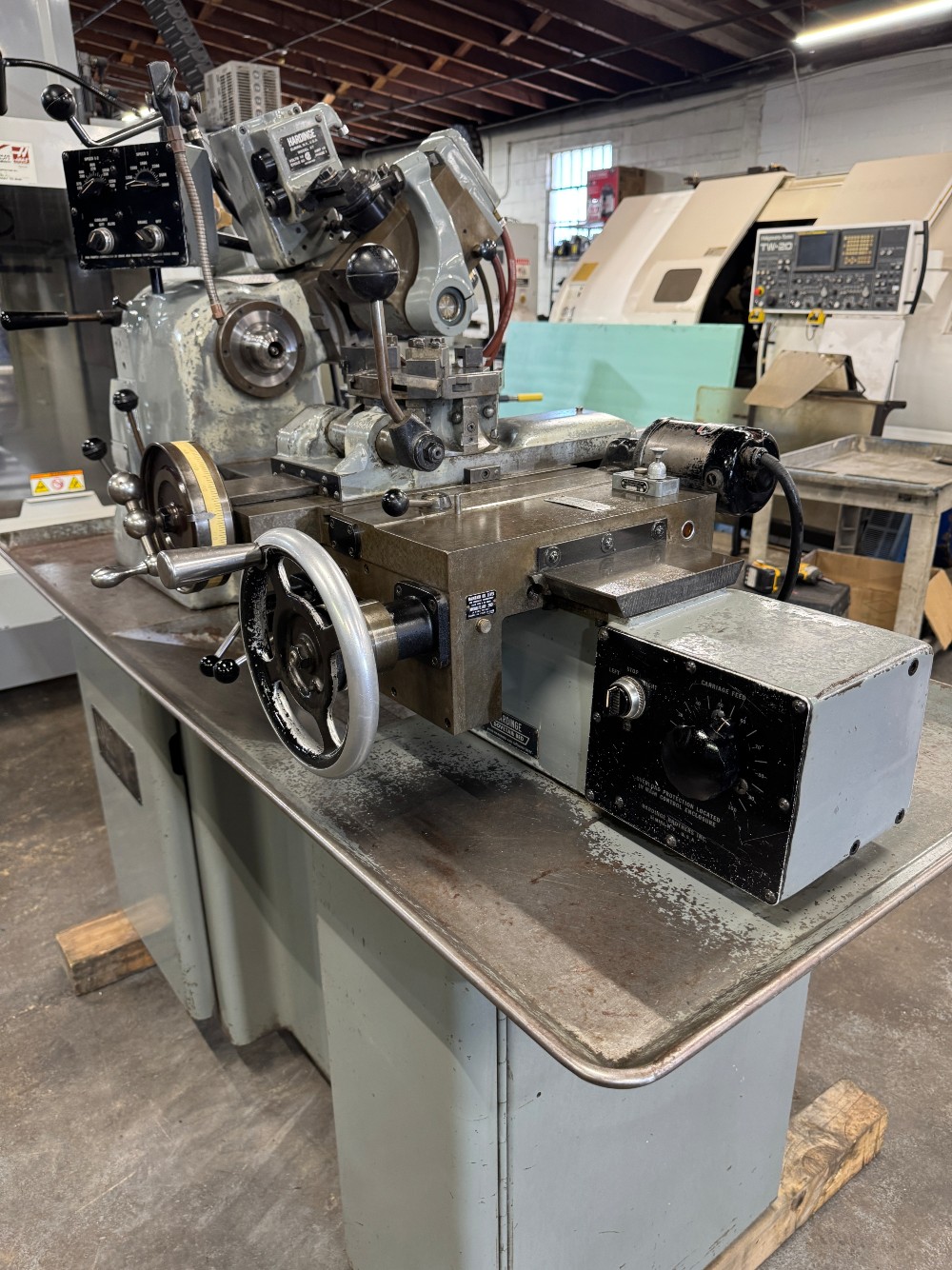 Hardinge #HC-AT, Super-Precision Chucking Machine, 9" max. fixture diameter, 6" max. external threading - Image 4