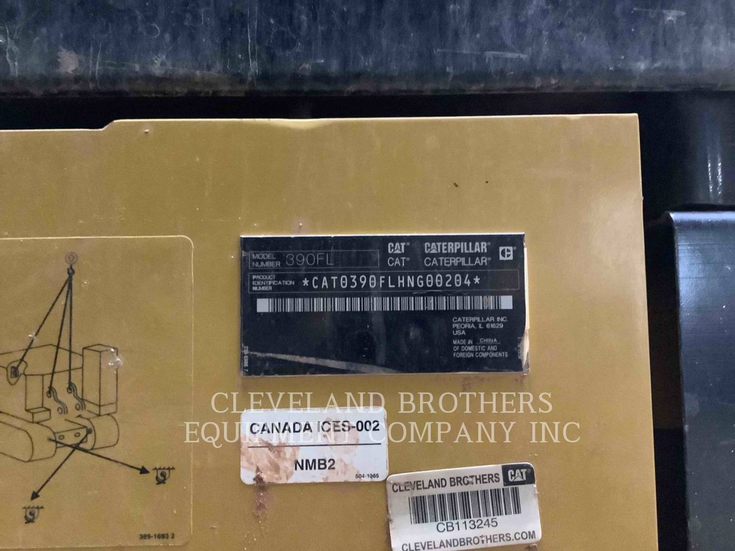 Caterpillar 390FL, 6478 hours, S/N: HNG00204, 2018 - Image 6