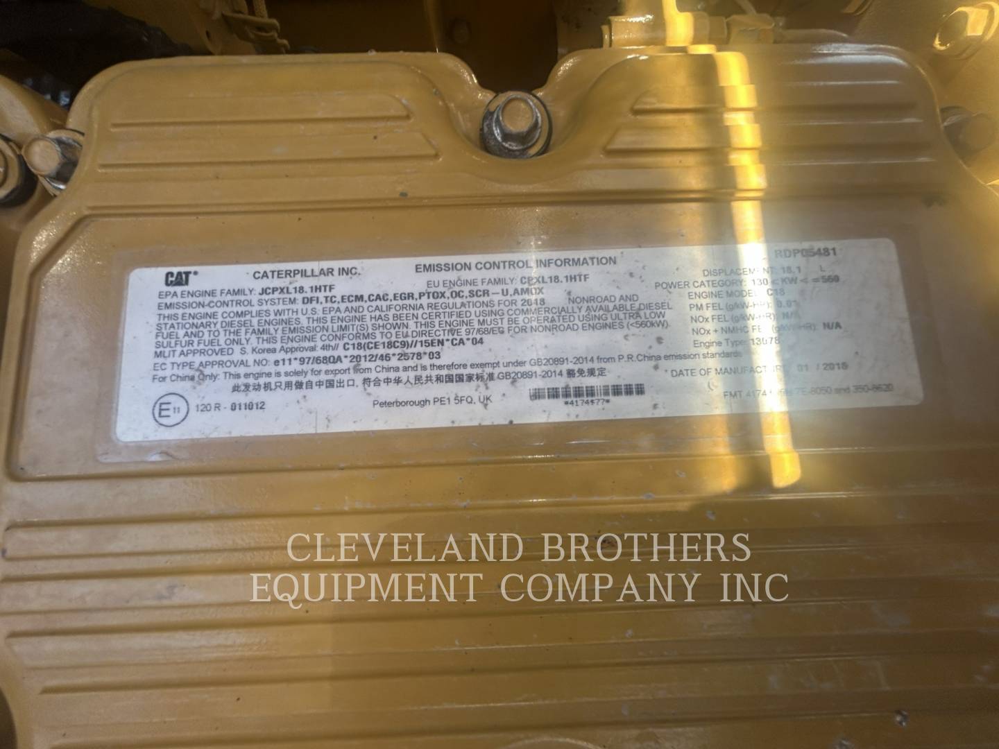 Caterpillar 390FL, 6478 hours, S/N: HNG00204, 2018 - Image 8