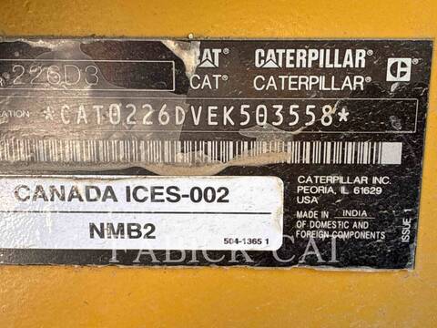 Cat 226D3, Skid Steer Loader, 1298 hours, S/N: EK503558, 2025 - Image 6