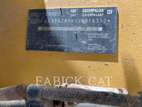 Cat 289D3 C3H3, 2592 hours, S/N: JX918312, 2024 - Image 6