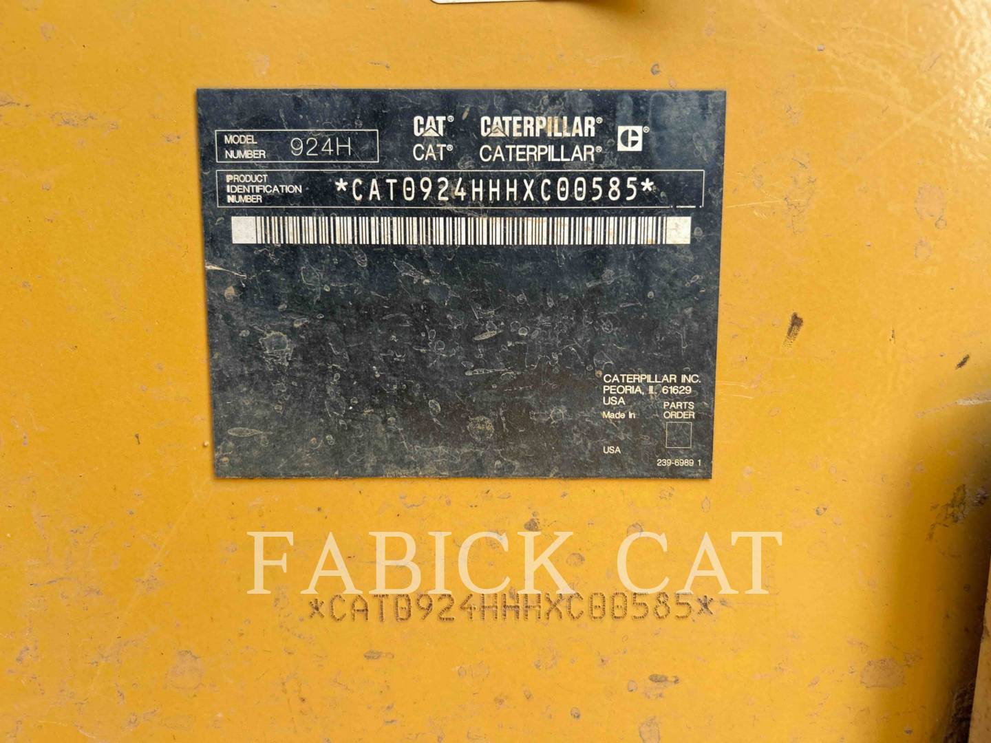 Cat 924H, Wheel Loader, 29651 hours, S/N: HXC00585, 2008 - Image 6