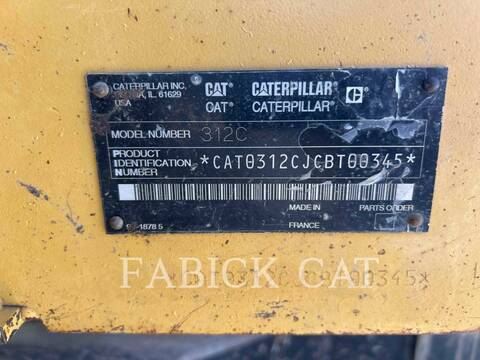 Caterpillar 312C L, 5293 hours, S/N: CBT00345, 2002 - Image 6