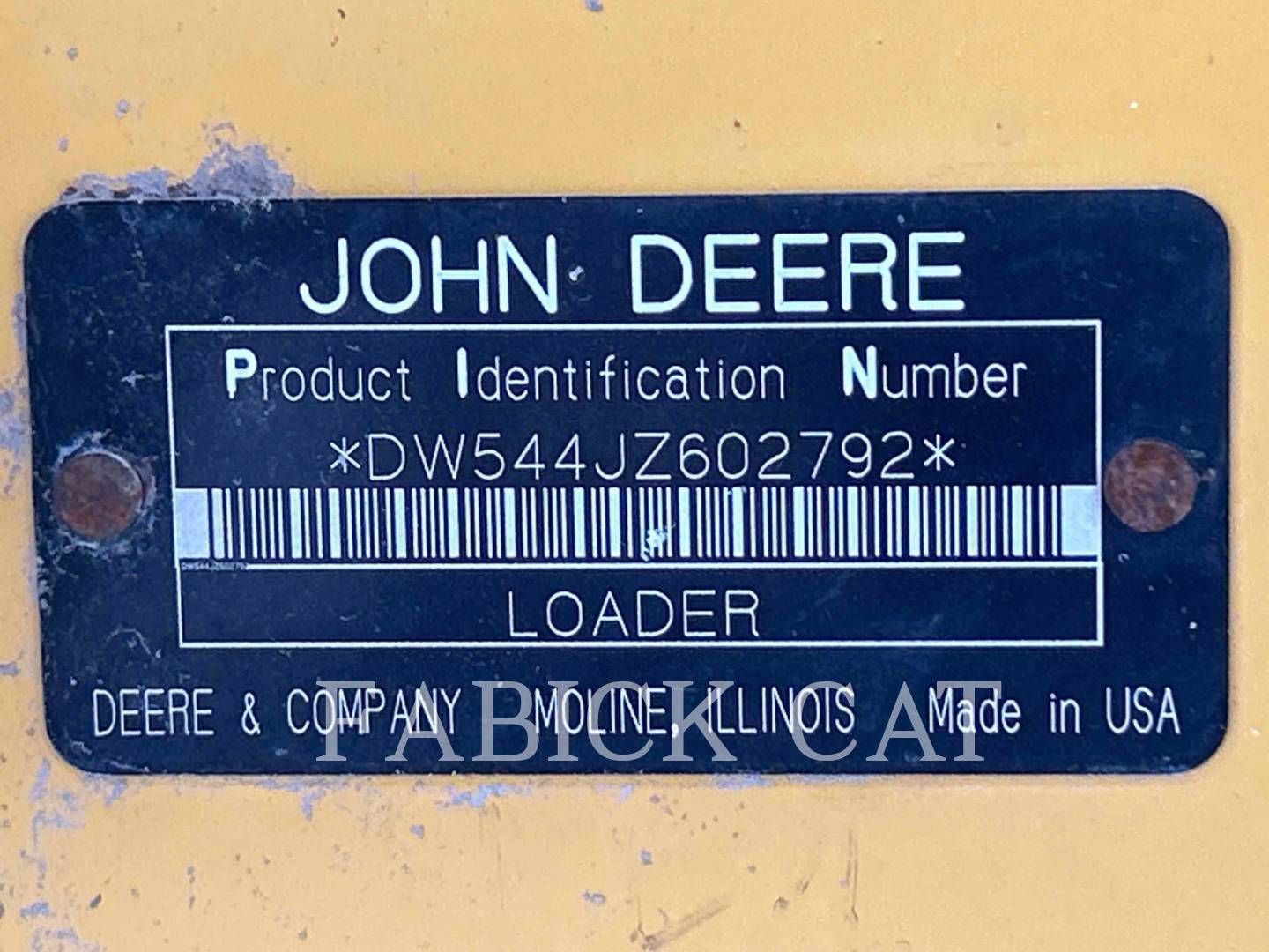 Deere & Co. 544J, Wheel Loader, 5605 hours, S/N: JZ602792, 2006 - Image 6