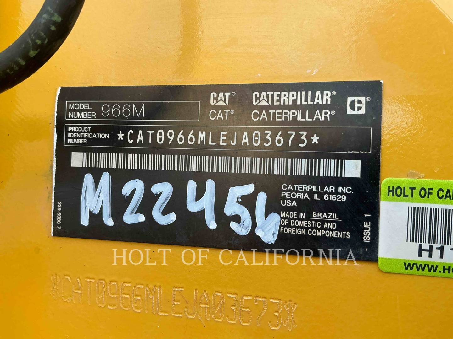 Cat 966M, Wheel Loader, 11698 hours, S/N: EJA03673, 2021 - Image 6
