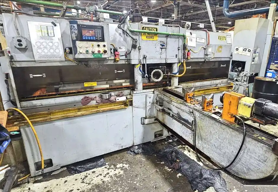 No. 350S-200 Anderson Cook, spline roller, 48" rack, 65" L support arm, 125 HP hydraulic power unit, Allen - Image 1