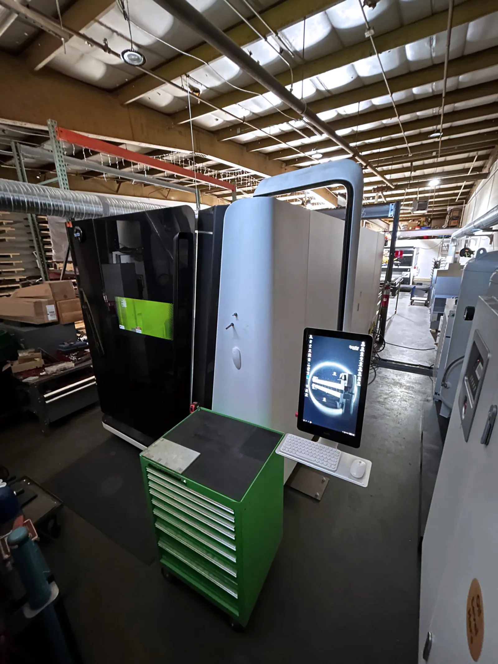 Bodor #P3-12KW, fiber laser, 5' x10'tbl., 120" X, 60" Y, 11.8" Z, (2) tables, 2023 - Image 3