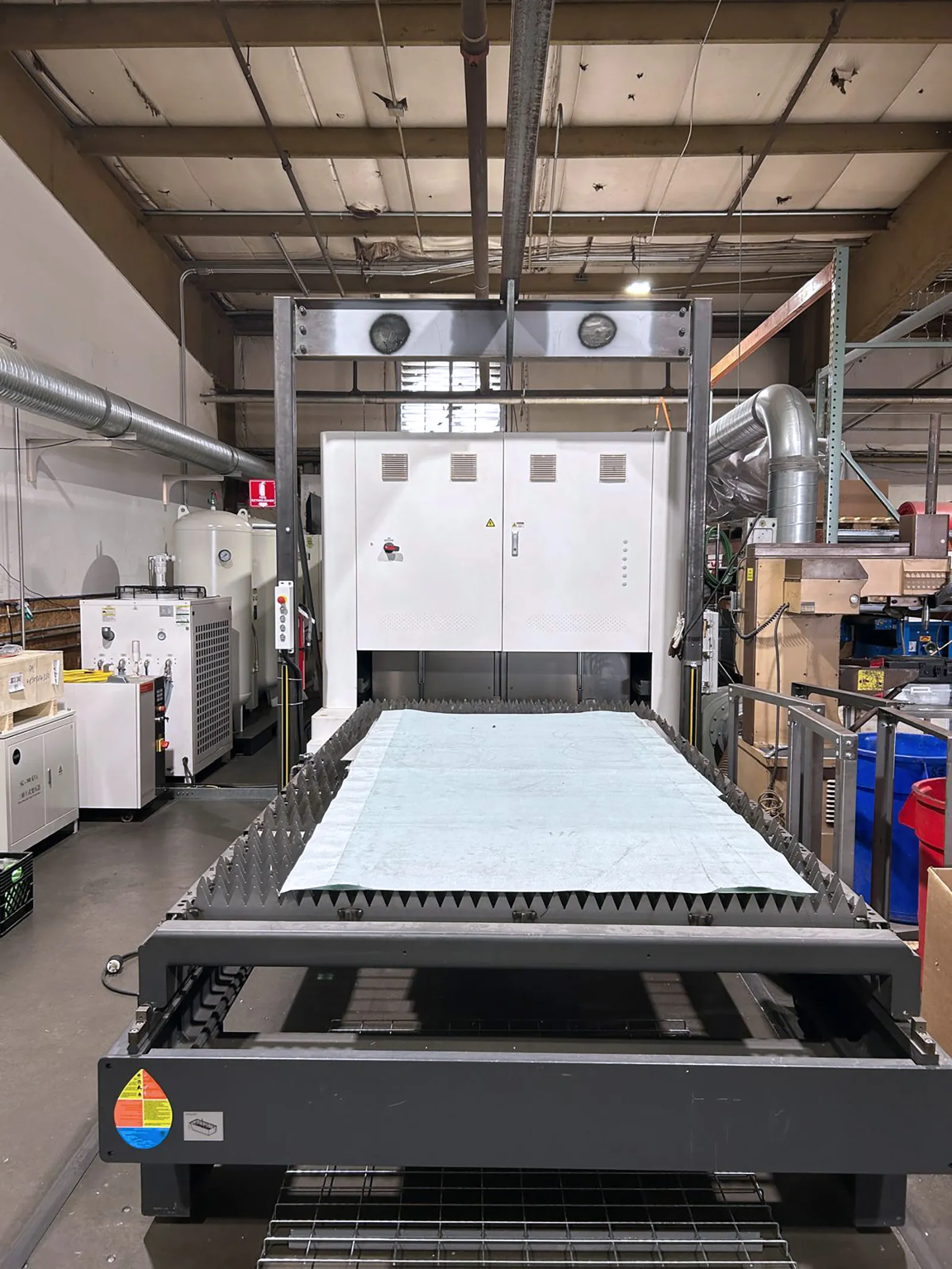 Bodor #P3-12KW, fiber laser, 5' x10'tbl., 120" X, 60" Y, 11.8" Z, (2) tables, 2023 - Image 10