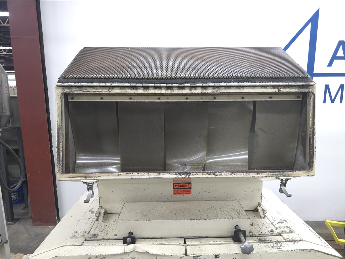 14" x 42" Rotogran #WO-1442-SP-RF, sound enclosed granulator, 30 HP, powered pull-roll feeder, 59" hopper - Image 7