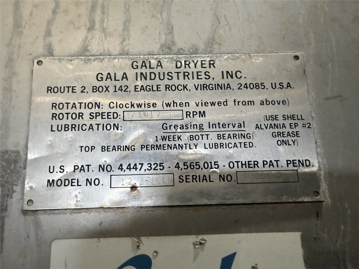 Gala #6, underwater pelletizer, SLC-6 cutting head, 5.5 HP, 12.2-ECLN spin dryer, 4,000 lb./hr., 100 GPM - Image 7