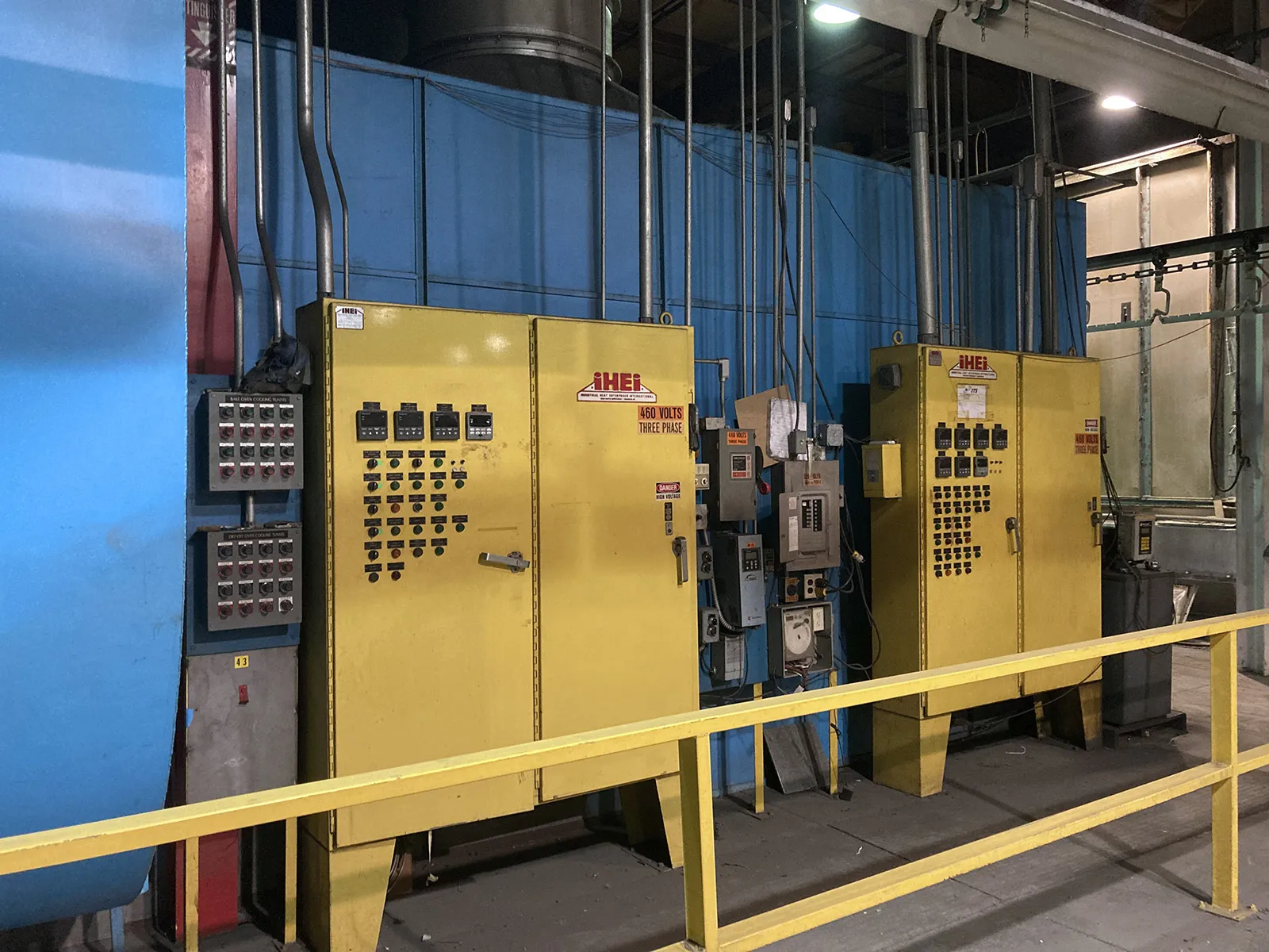 Powder coat finish line, 5-stage washer, iHEi natural gas bake & dry-off ovens, Nordson batch booth, 14 FPM - Image 5