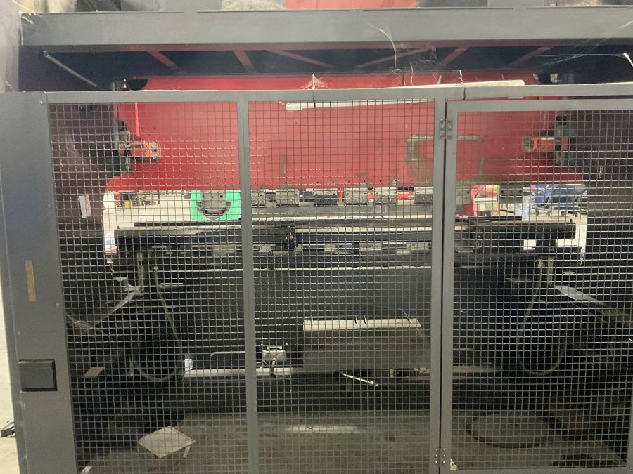 143 Ton, Amada #HDS-1303NT, 10' overall, 106.3" between housing, 5-Axis CNC backgauge, 2014 #1336 - Image 4