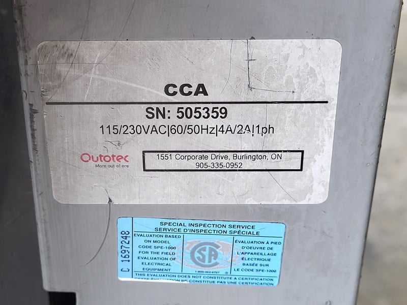 Outotec #Courier-6i, On-Stream XRF Analyzer, up to 24 slurry samples, calcium to uranium range, 50 kV X-ray - Image 3