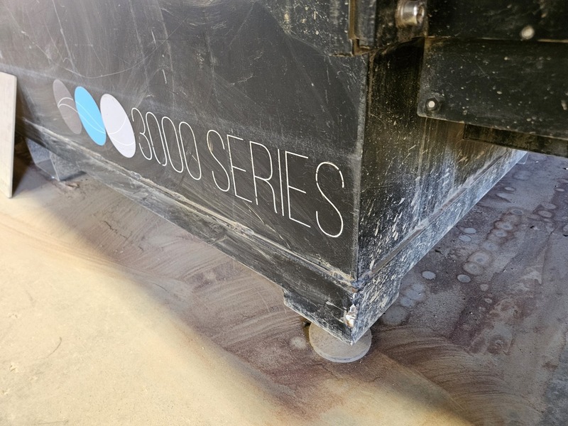 Multicam #3-204-W, CNC Waterjet, 5' x 10' table, 50 HP KMT high pressure pump, 60,000 psi, 220 Volt, 3PH, 2017 - Image 4