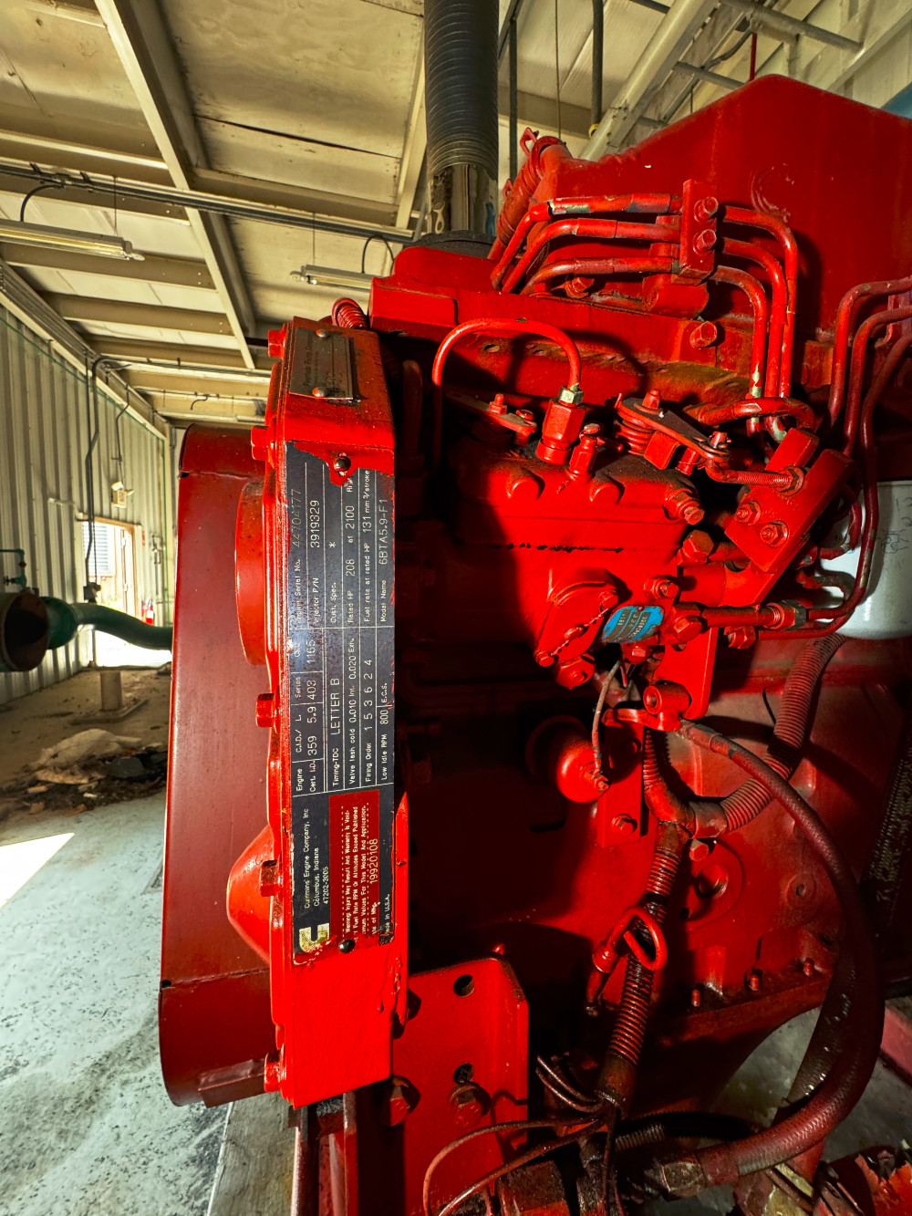 CUMMINS 208 HP DIESEL ENGINE DRIVEN FIRE PUMP PACKAGE - PEERLESS 1500 GPM HORIZONTAL SPLIT-CASE, FIRETROL - Image 5