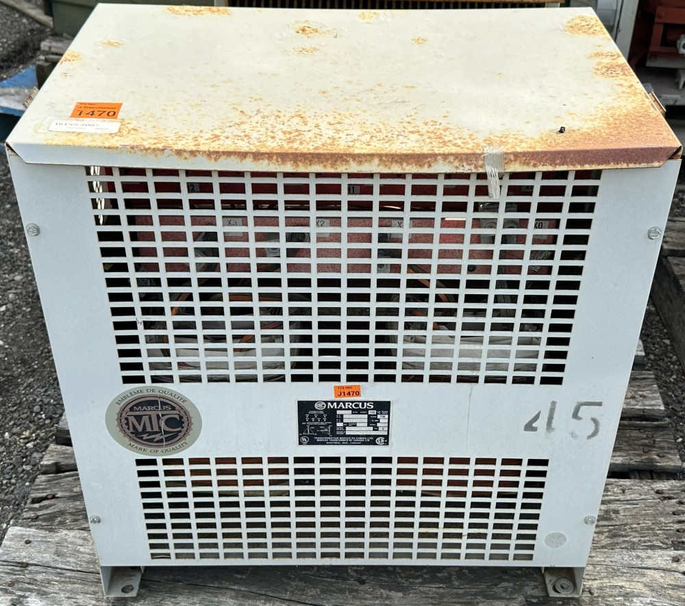 Marcus Transformer of Canada Ltd. 45 kVA, 3-Phase Isolation Transformer, 416 Delta to 120V/208V, CSA, 60Hz - Image 2