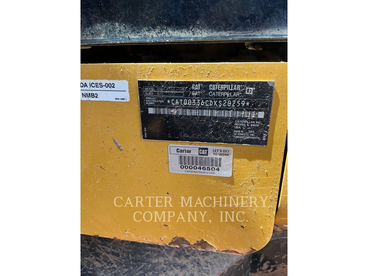 Caterpillar 336-07, 6872 hours, S/N: DKS20259, 2022 - Image 6