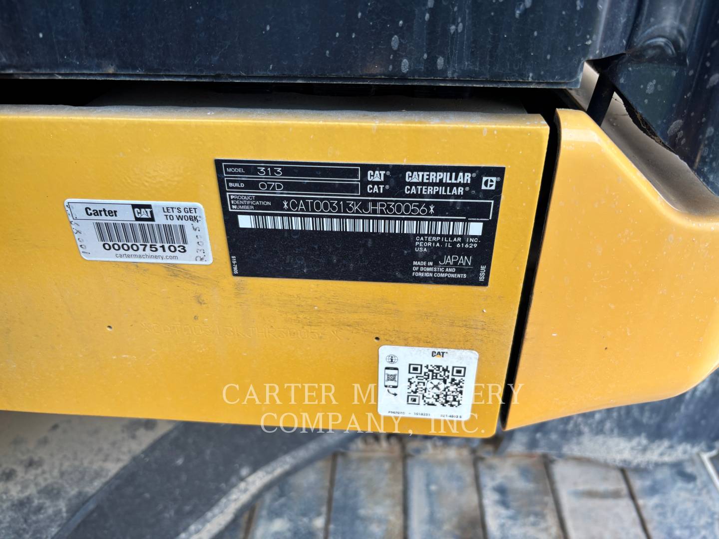 Caterpillar 313, 37 hours, S/N: JHR30056, 2023 - Image 6