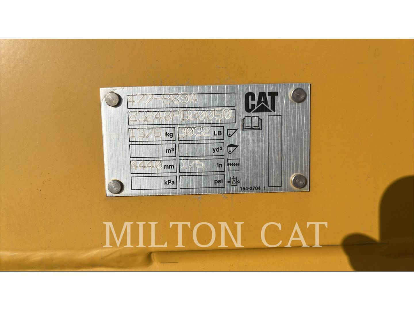 Cat SWL 14' SNOW PUSHER, STEEL EDGE, BKT REC, Snow Removal Attachments, S/N: 23248PB20050, 2025 - Image 5