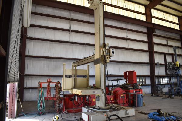 14' x 14' Pandjiris #1400, welding manipulator, powered travel car base - Image 2