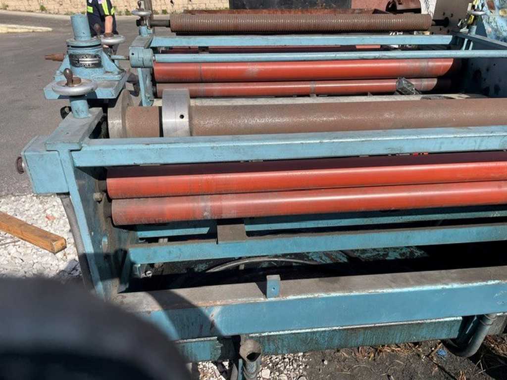 60" x 5" Iowa Precision #Coil-Pro-6016, slitter head, .060" capacity, hub type knives, PVC applicator rolls - Image 2