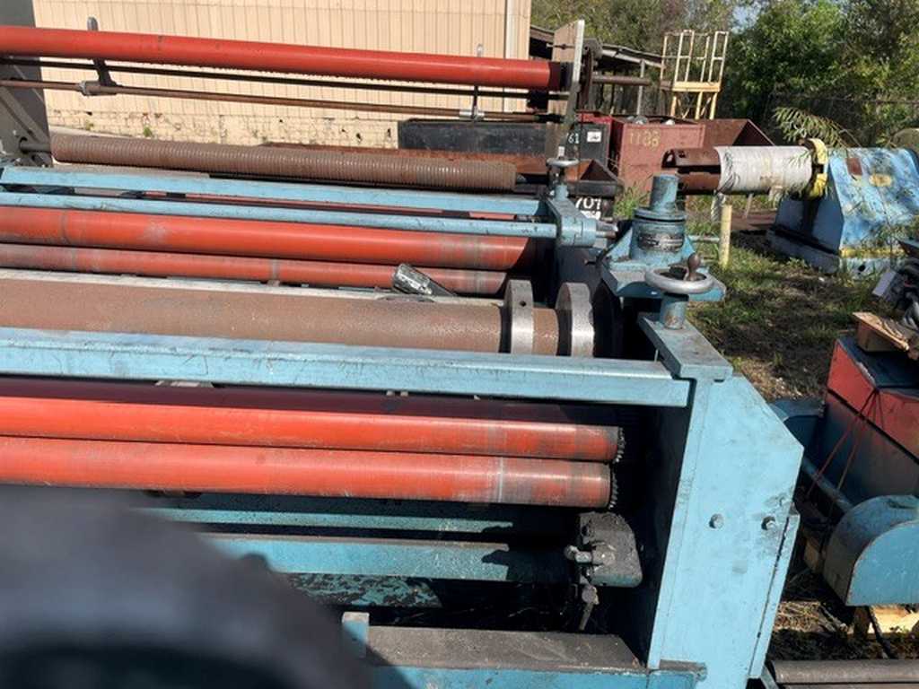 60" x 5" Iowa Precision #Coil-Pro-6016, slitter head, .060" capacity, hub type knives, PVC applicator rolls - Image 3