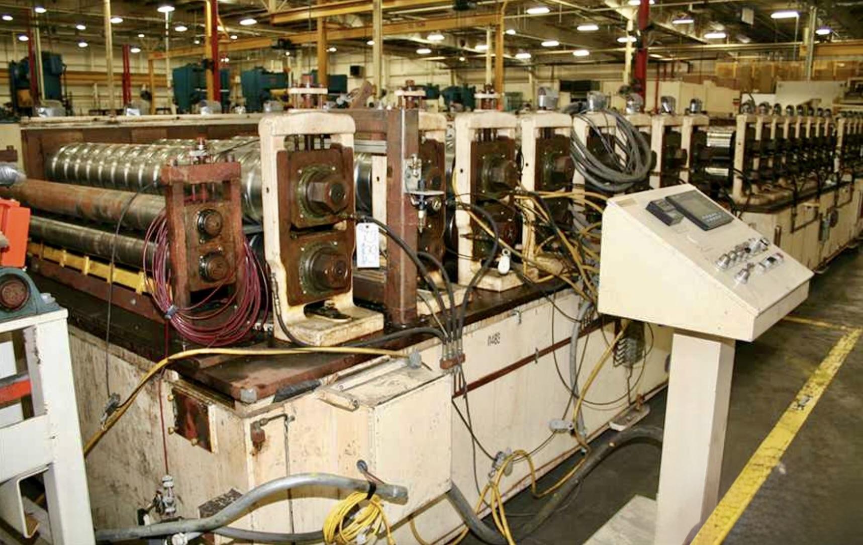 32 Stand, Tishken #32-XHW-4, rollformer, 4-1/2" shaft diameter, 70" roll space, 18" horizontal centers - Image 5