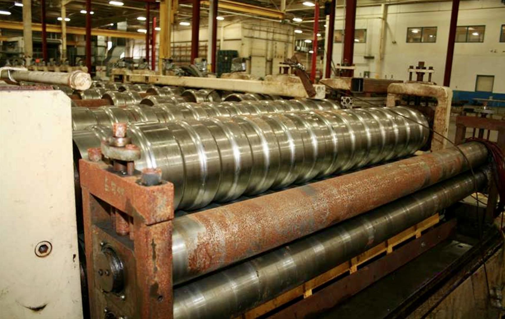 32 Stand, Tishken #32-XHW-4, rollformer, 4-1/2" shaft diameter, 70" roll space, 18" horizontal centers - Image 6